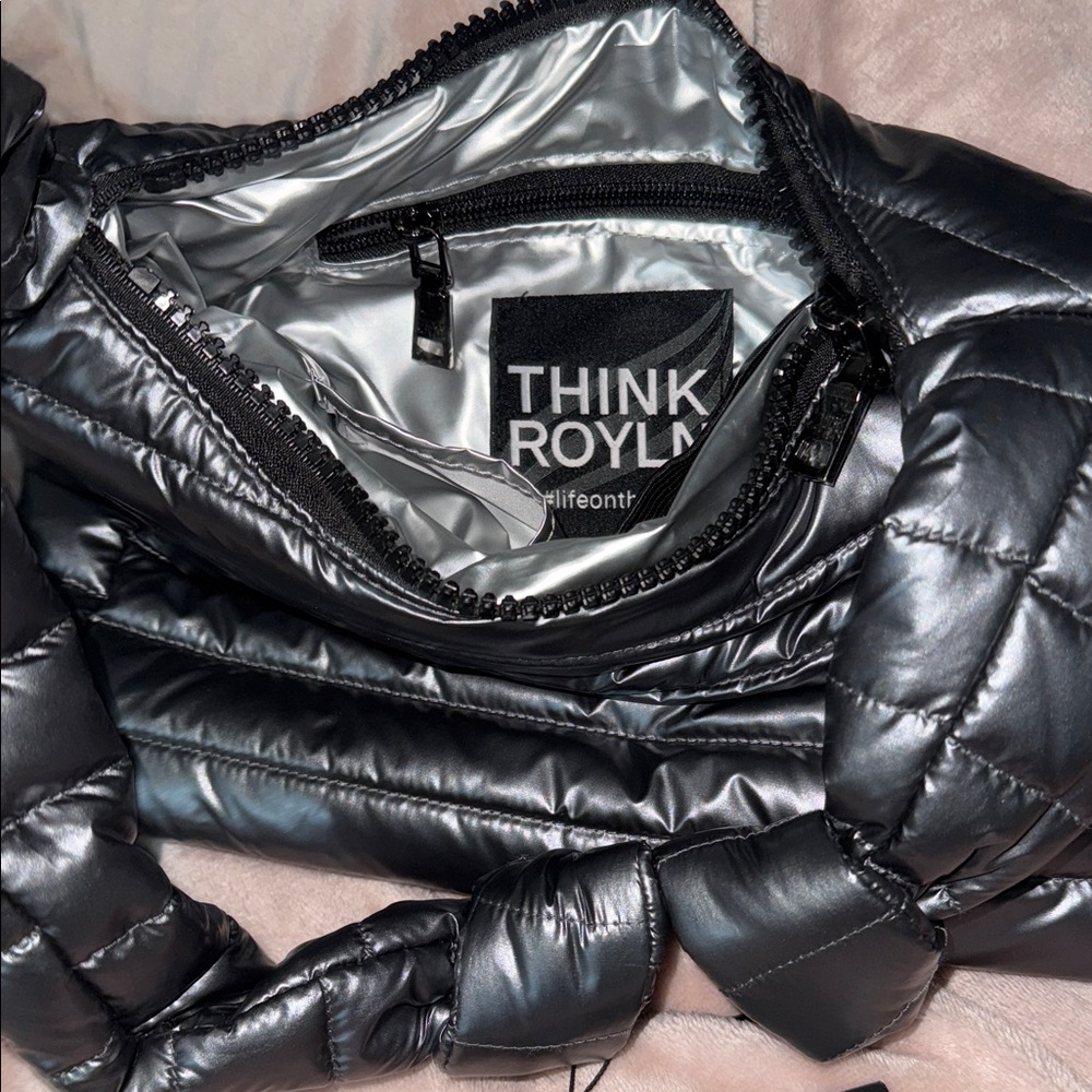 THINK ROYLN Quilted Black Belt Bag - Picture 8 of 9